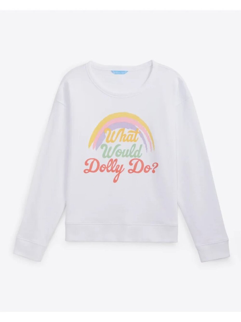Draper James What Would Dolly Do? Sweatshirt, Size M